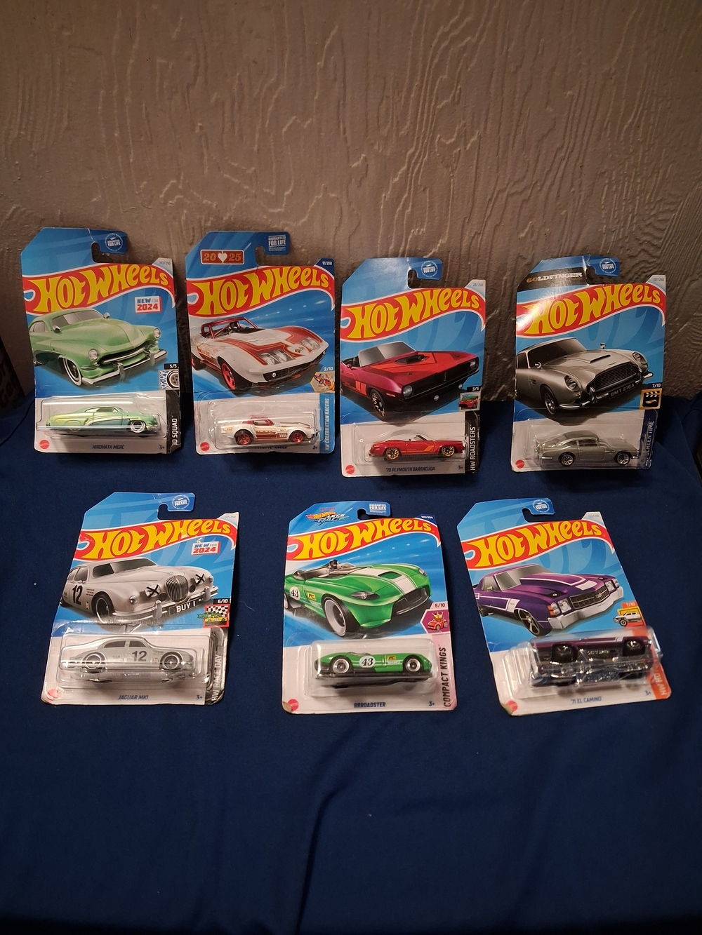 🏎️ Hot Wheels Die-Cast Cars Lot of 7 - NIB (Card Wear) 🏁